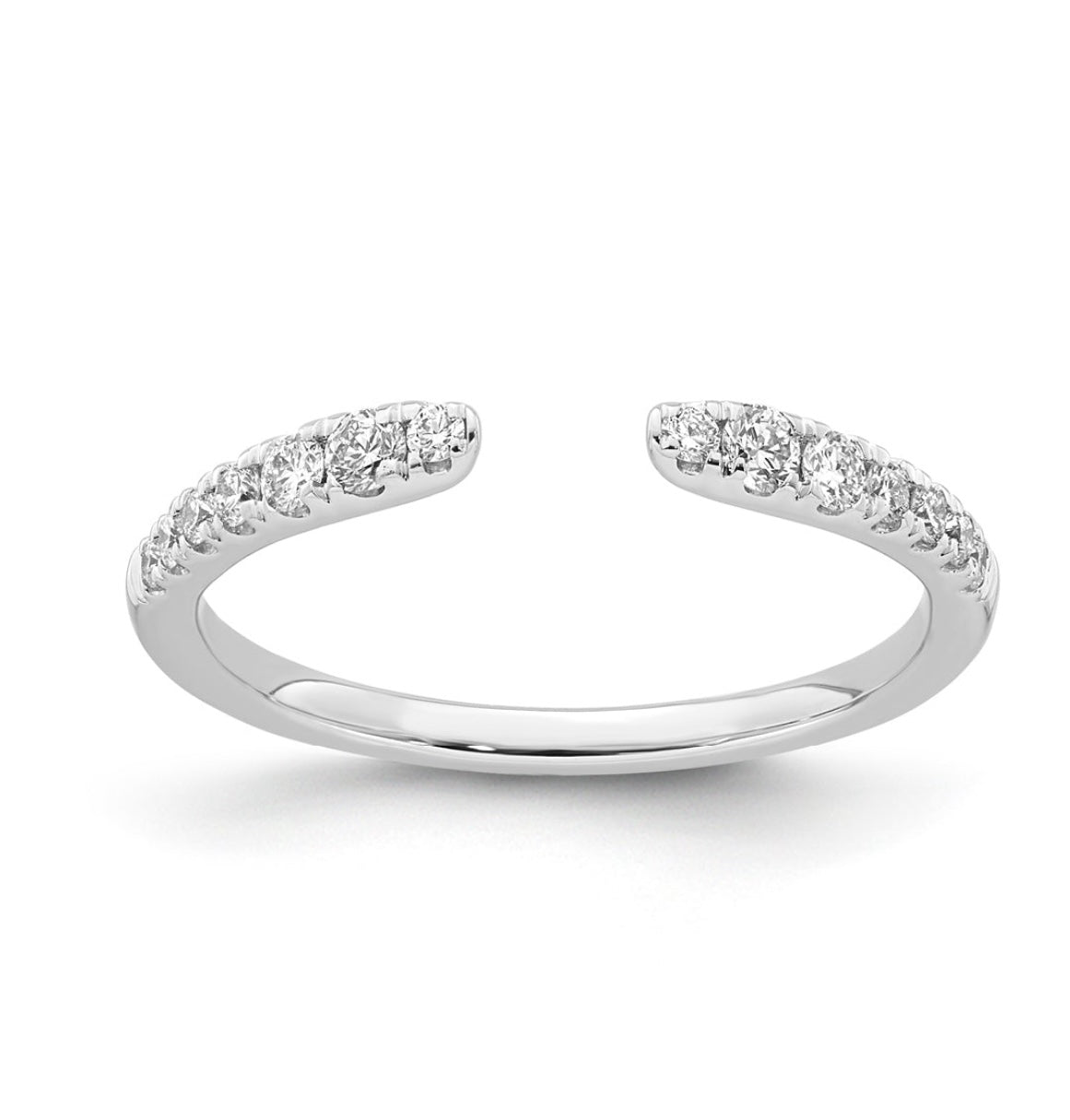 9K Gold 0.24ct Diamond Open Ring