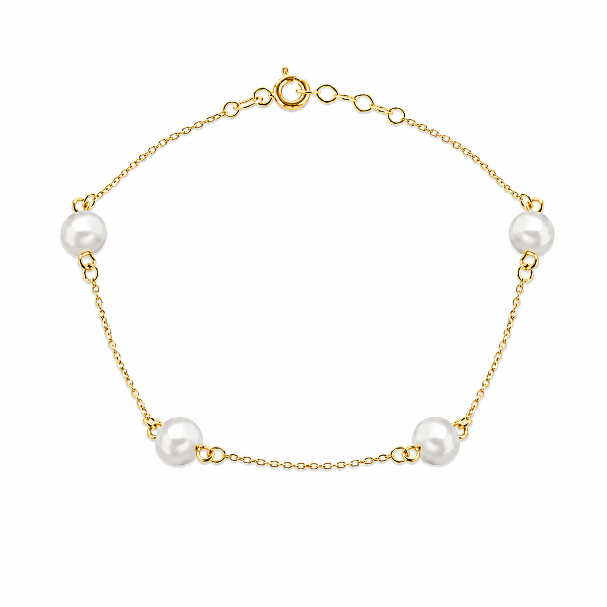 9K Gold Freshwater Pearl Bracelet