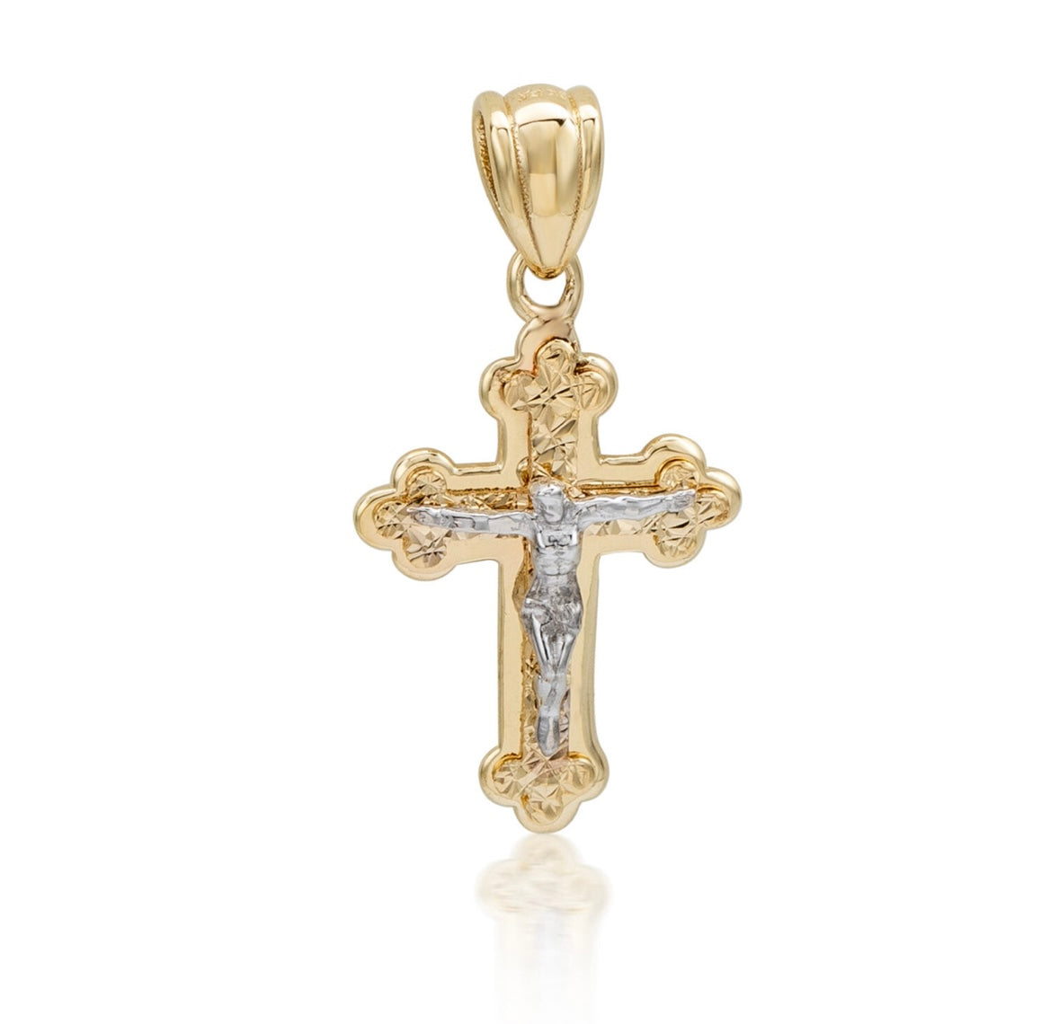 9K Gold Crucifix Pendant
