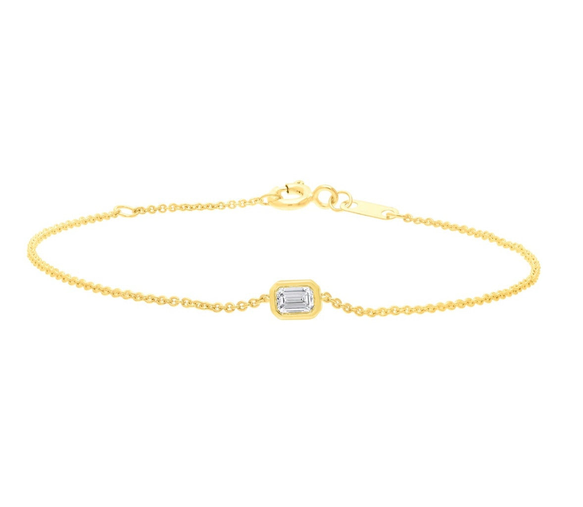 9K Gold 0.15ct Diamond Bracelet