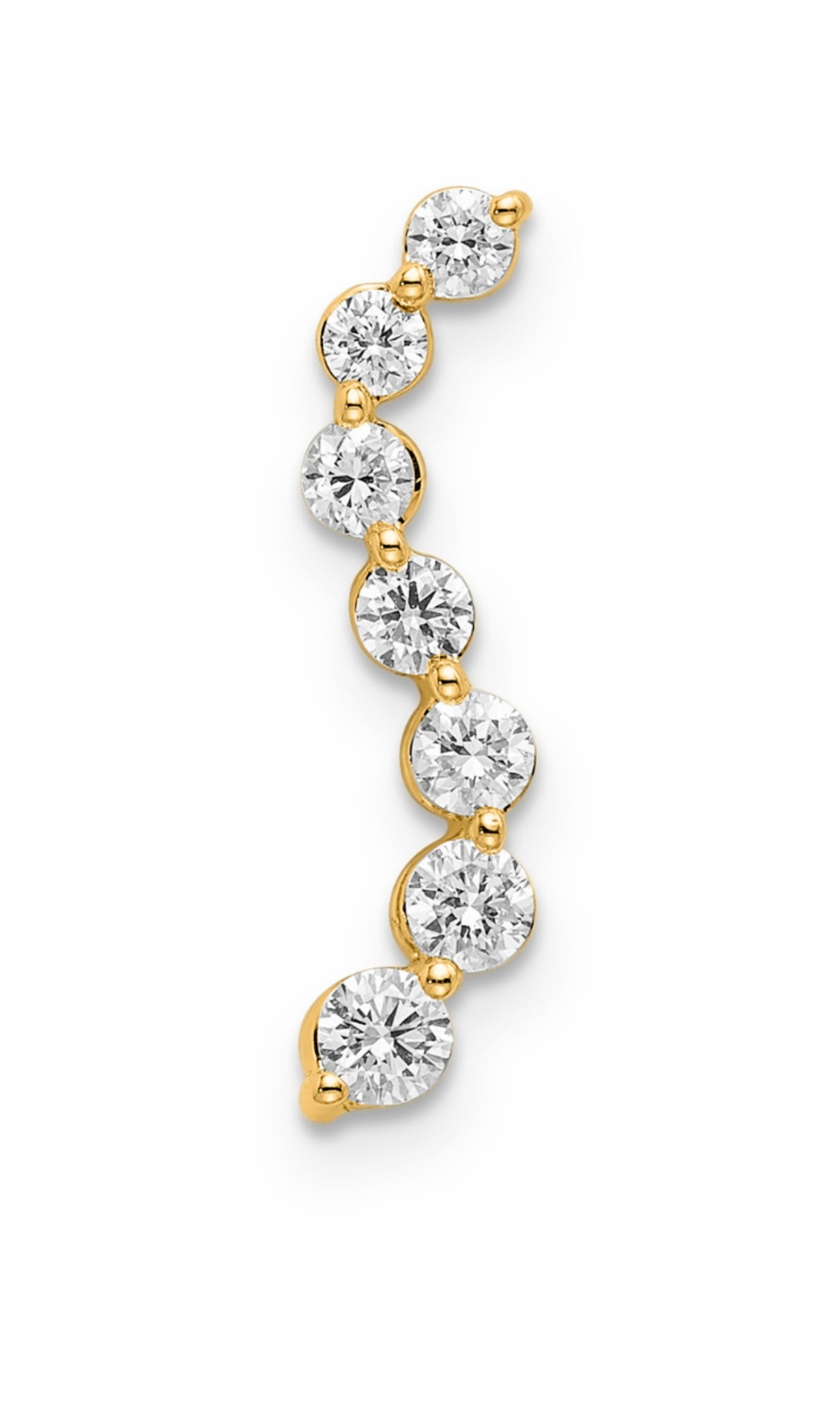 9K Gold 0.36ct Diamond Climber Pendant