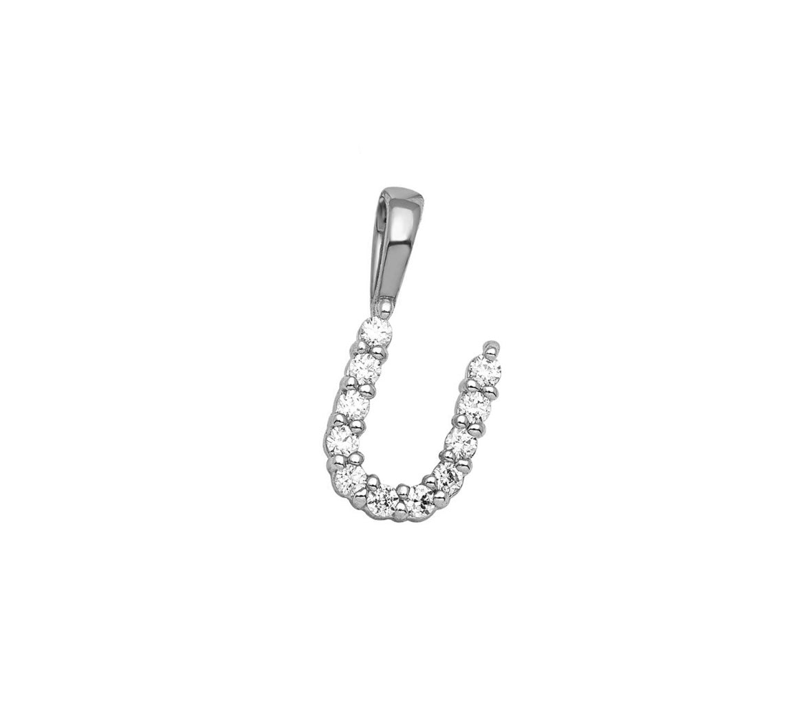 9K Gold Diamond Initial Pendants