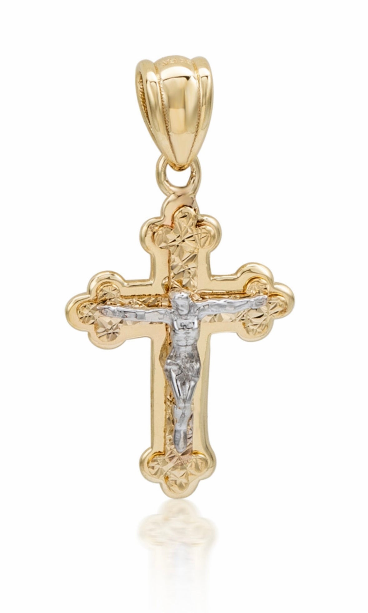 9K Gold Crucifix Pendant