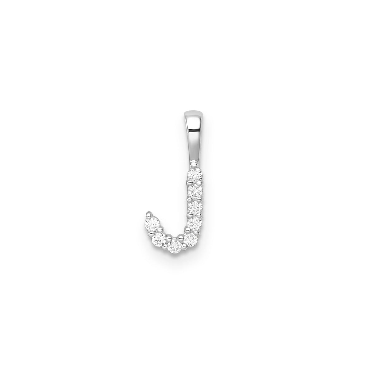 9K Gold Diamond Initial Pendants