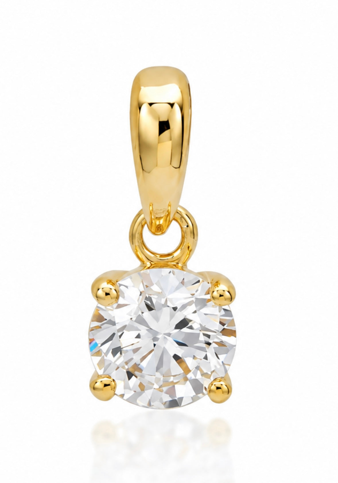 9K Gold 0.50ct Pendant