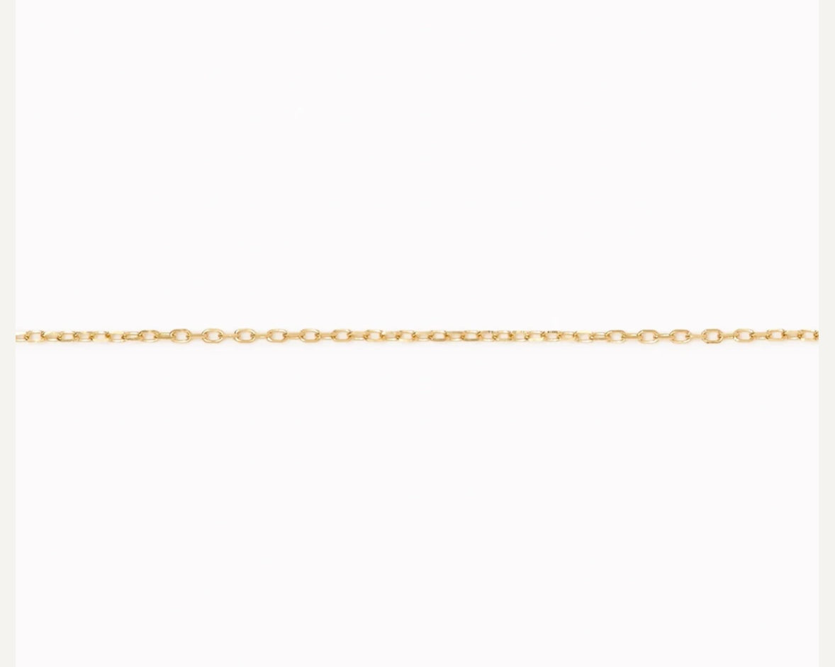 9K Gold Cable Chain Necklace