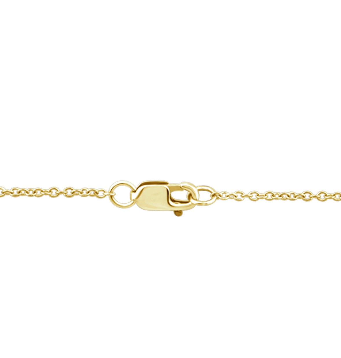 9K Gold 0.20ct Diamond Oval Cluster Necklace
