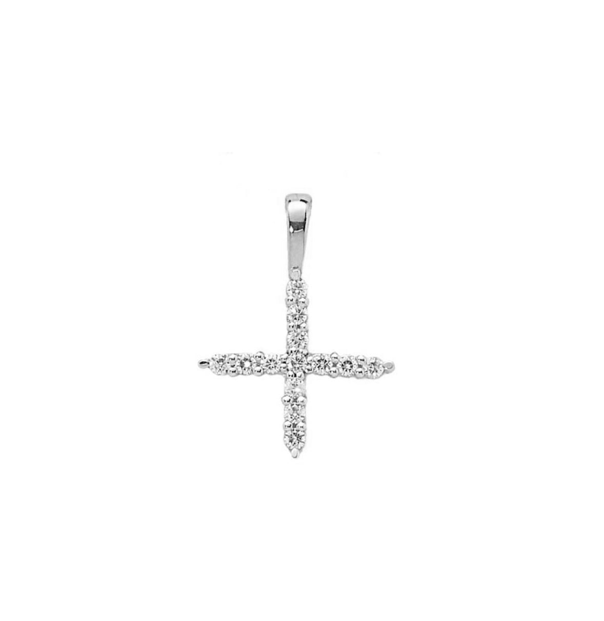 9K Gold Diamond Initial Pendants