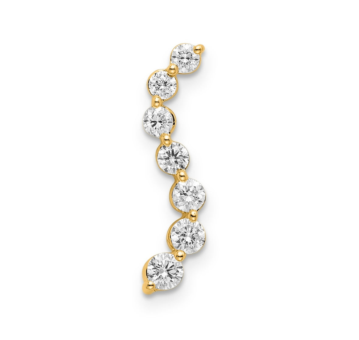9K Gold 0.36ct Diamond Climber Pendant