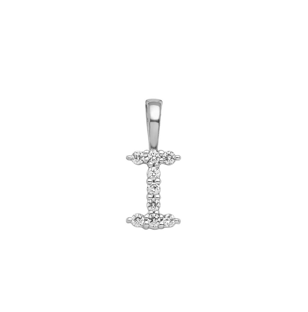 9K Gold Diamond Initial Pendants