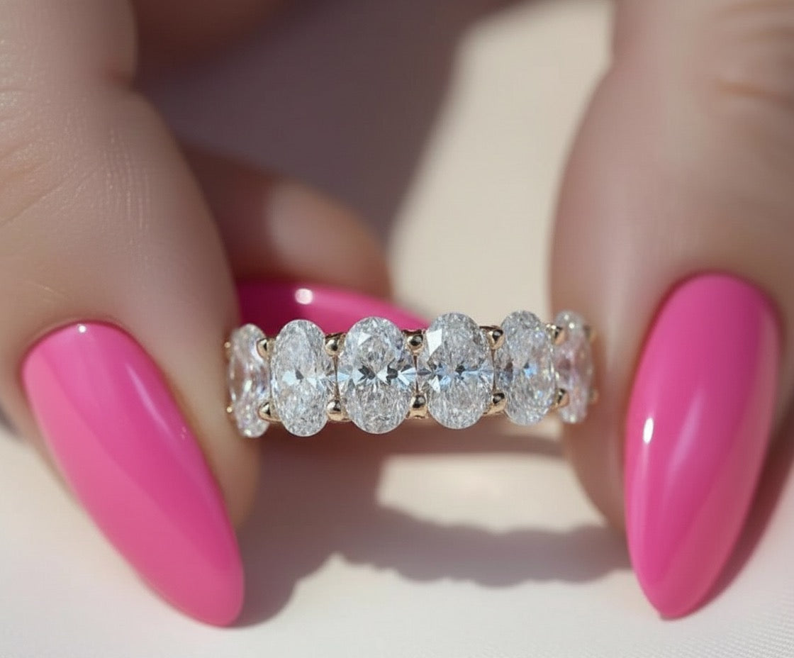 𝐸𝑡𝑒𝑟𝑛𝑖𝑡𝑦 𝑅𝑖𝑛𝑔 – 𝑂𝑣𝑎𝑙 𝐶𝑢𝑡 𝐷𝑖𝑎𝑚𝑜𝑛𝑑𝑠