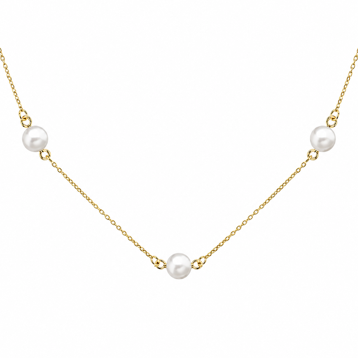 9K Gold Freshwater Pearl Necklace