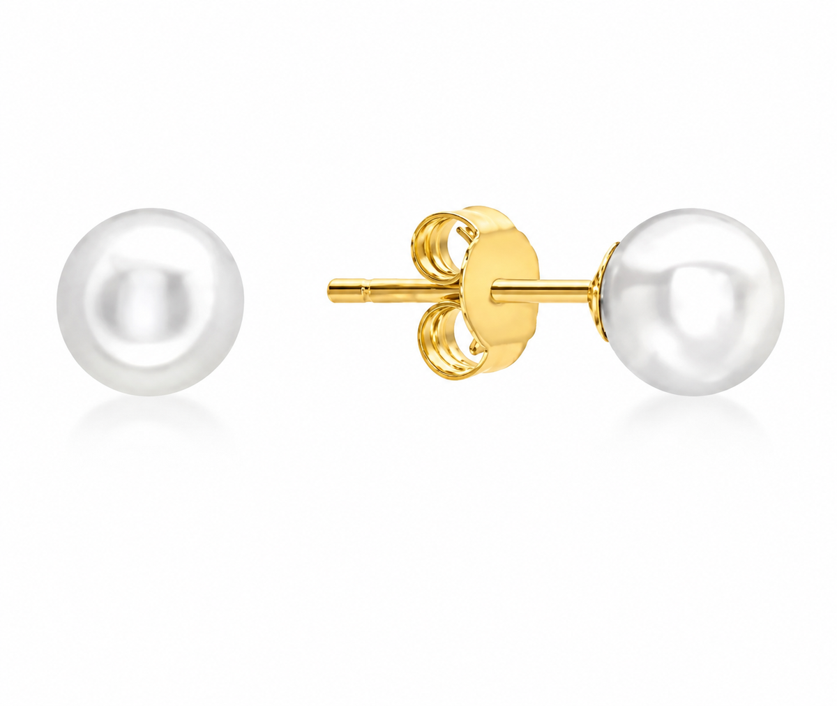 9K Gold Freshwater Pearl Studs