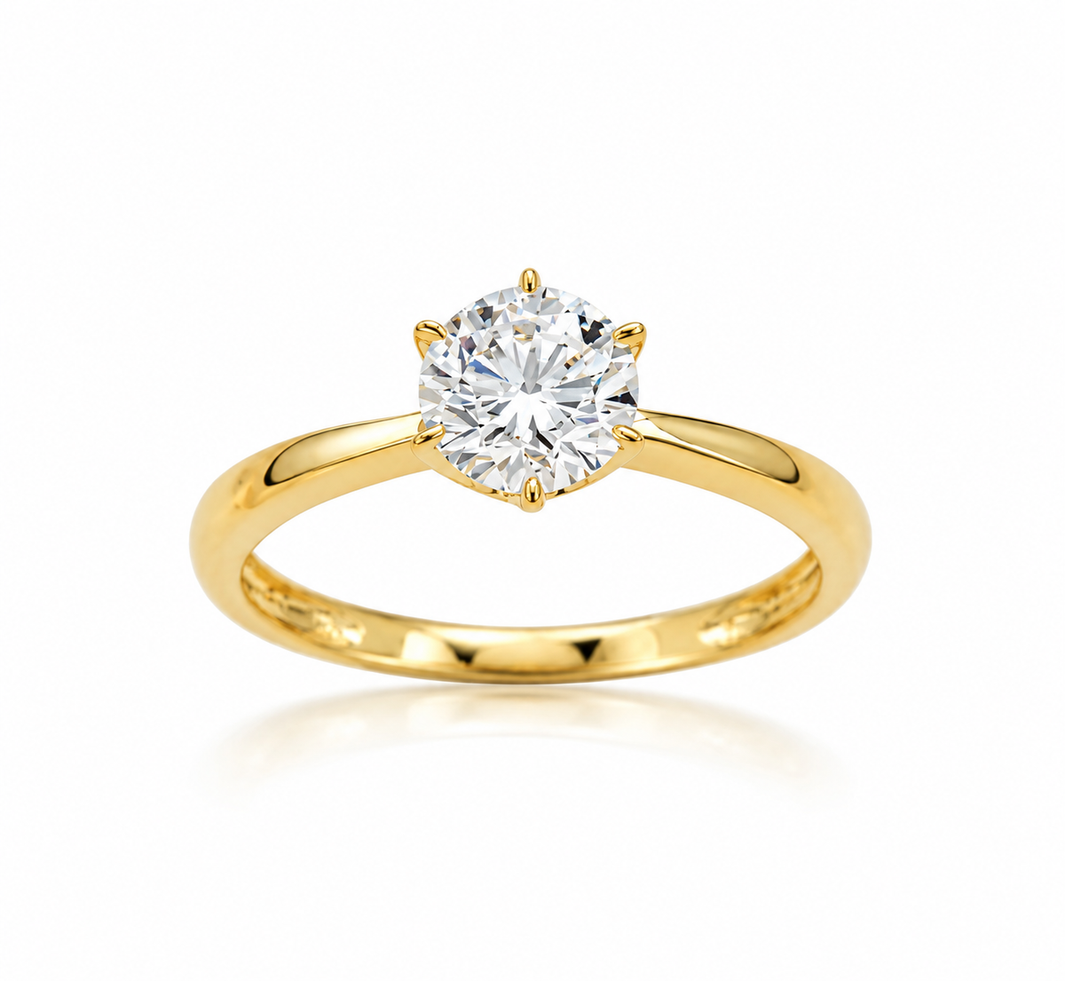 9K Gold 1.20ct Diamond Ring