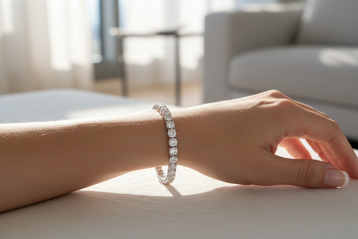 Diamond Tennis Bracelet Lifestyle