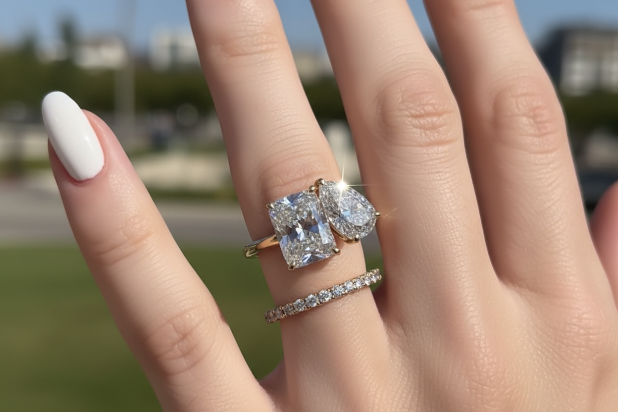 Ring in bright natural sunlight