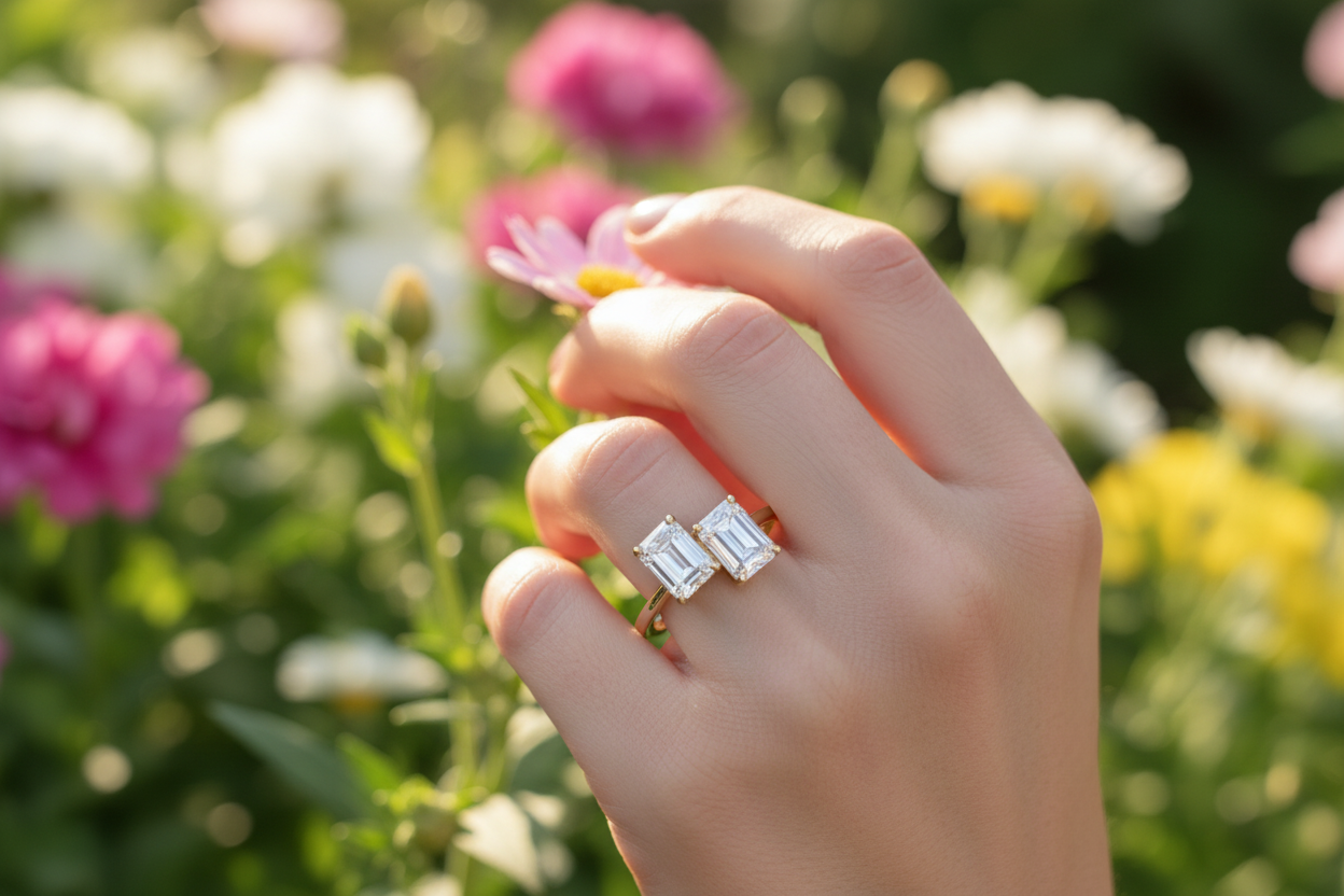 Ring in garden setting